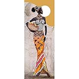 TOOGOO Needlework Diamond Painting Diamond Embroidery Full Round Drill Rhinestone Picture Home Decoration,African Woman Holding Fruit Basket