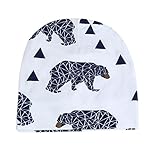 New Toddler Kids Girls Boys Winter Warm Crochet Knit Hat Beanie Cap by FEITONG (Navy)