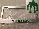 Monster with Boy Inside - Automotive Chrome with Green License Plate Frame - Limited Edition