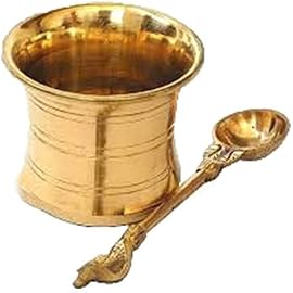 Anarghyaa Brass Panchapatra Udrani Set