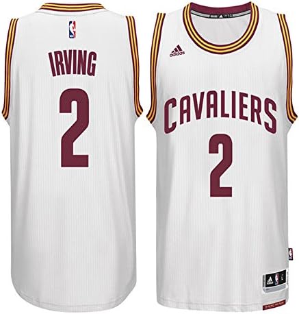 No.2 Men's Irving White Player Swingman Home Jersey Medium