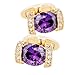 KFLK Purple Cufflinks With Stone