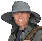 Sun Blocker Outdoor Sun Protection Fishing Cap Neck Flap Wide Brim Hat Men Women Baseball, Backpacking, Cycling, Hiking, Garden, Hunting, Camping
