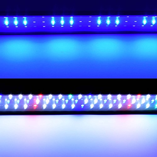Zeiger Eco 48" Full Spectrum Multi-Color 153 LED Aquarium Light for for 48-60 inches 120cm-150cm Freshwater Saltwater Fish Tank Lamp for Plant Reptile - Thumbnail 7