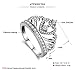 Similanka Rings Women 18K White Gold Plated AAA Cubic Zirconia Princess Crown Ring Girl Gift Wedding Engagement
