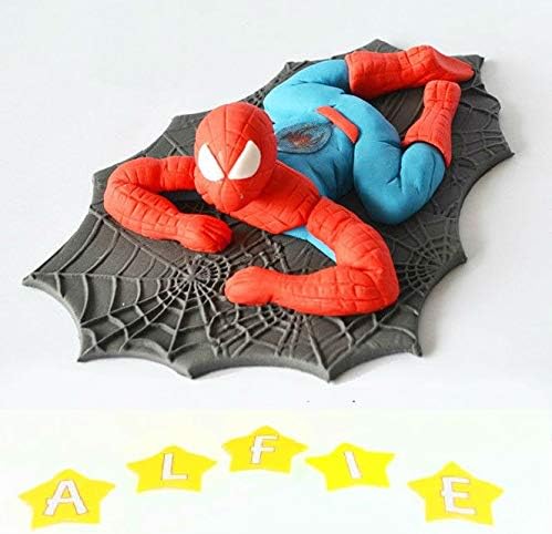 Spiderman Cake Toppers Edible Icing Personalised Birthday Decorations Unofficial