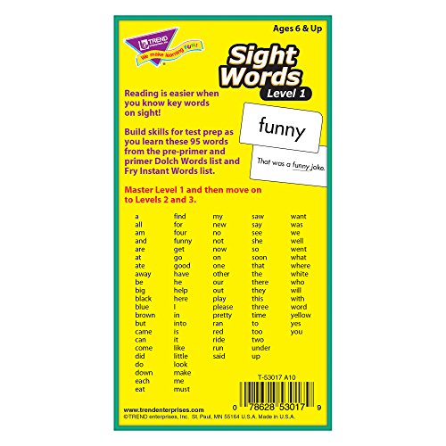 Sight Words-Level 1: Skill Drill Flash Cards