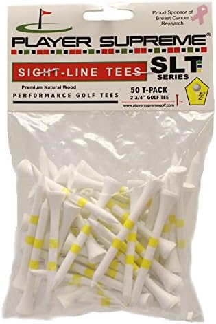 Player Supreme Sight Line Tees 50 Packs (Available in three sizes) (2 3/4")