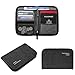BAGSMART Travel RFID Blocking Wallet Passport Holder Cover Document Organizer for Men and Women