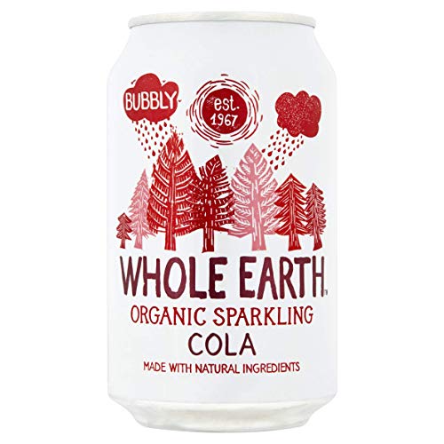Whole Earth Organic Sparkling Cola Drink, 330 ml, (Pack of 24)