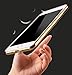Monond Nicexx New iPhone 7 Clear Case with Gold Plated Frame Luxury Flexible Soft TPU Case Transparent for iPhone 7 (Gold)