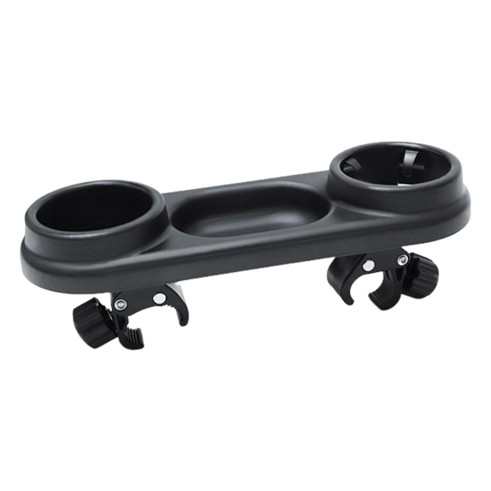 Weing WEING Baby Snack Tray, Snack Tray, Universal Snack Tray for Stroller, Partition Storage Child Tray with Adjustable Clip Fits Most Types of Strollers with Armrests,Black