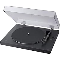 Sony PS-LX310BT Belt Drive Turntable: Fully Automatic Wireless Vinyl Record Player with Bluetooth and USB Output Black