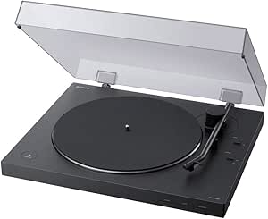 Sony Ps Lx310bt Belt Drive Turntable Fully Automatic Wireless Vinyl Record Player With Bluetooth And Usb Output Black Electronics Amazon Com