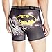 Briefly Stated Men's Batman Boxer Briefs, Black, L