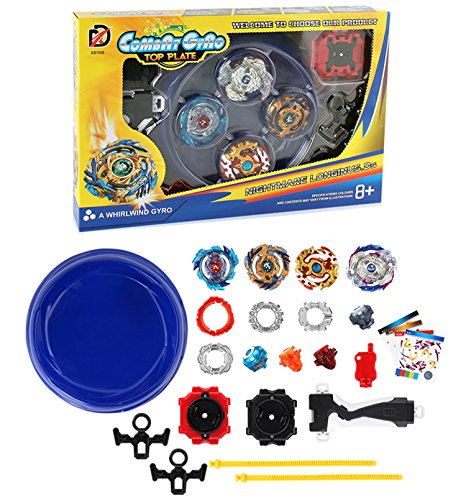 Bey Burst Battling Top God Evolution with 4D String Launcher Grip and Stadium Battle Set