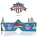3D Christmas Glasses – 5 Pack – See PENGUINS! Turn Holiday Lights Into Magical Images For A Fun Christmas Experience. Our Holographic Glasses Are Perfect For Entertaining Family, Friends & Colleaguethumb 1