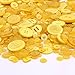 Rustark 650Pcs Yellow Series Resin Buttons Favorite Findings Basic Buttons 2 and 4 Holes Craft Buttons for Arts, DIY Crafts, Decoration, Sewing - Sizes Range from 0.28 to 1.18 Inch 
