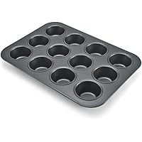 Chicago Metallic Professional 12-Cup Non-Stick Muffin Pan,15.75-Inch-by-11-Inch