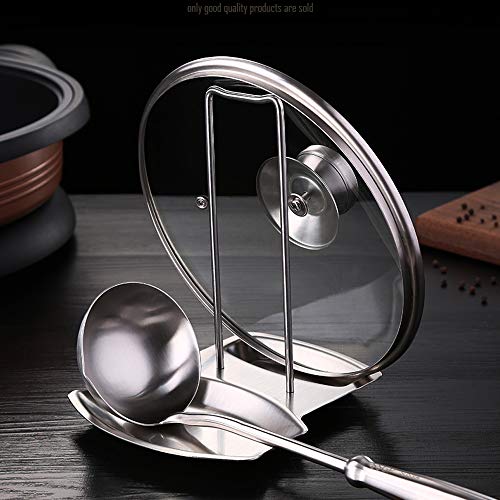 iPstyle Pan Lid Holder Spoon Rest for Pots and Pans Progressive Lid and