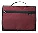 Tri-Fold Bible Cover, Bible Study Organizer, Velcro Closure, Nylon, Cranberry/Black, Extra Large