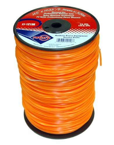 Trimmer Line .105 5# Spool Orange Diamond Line