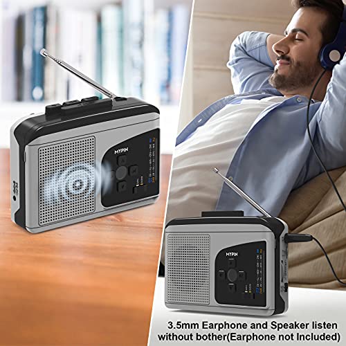 AM/FM Radio Cassette Player Converter, Voice Recorder, MYPIN Portable