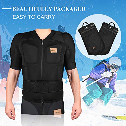 image for BenKen Skiing Anti-Collision Sports Shirts Ultra Light Protective Gear