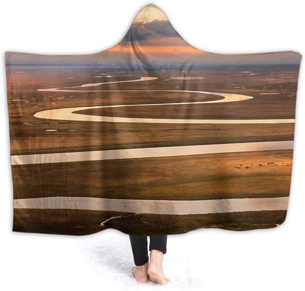 prunushome Hooded Blanket Bayinbuluk Wearable Hood Throw Blankets Soft Kids Blanket