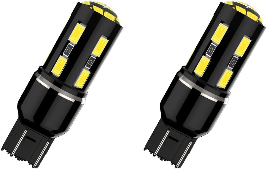 2PCS Newest 7443 Led Bulbs,7440 7441 Car Brake Lights,18SMD 5630 Chipsets T20 W21W 7443 7440 Replacement Led Bulbs For Brake Lights,White 6000K