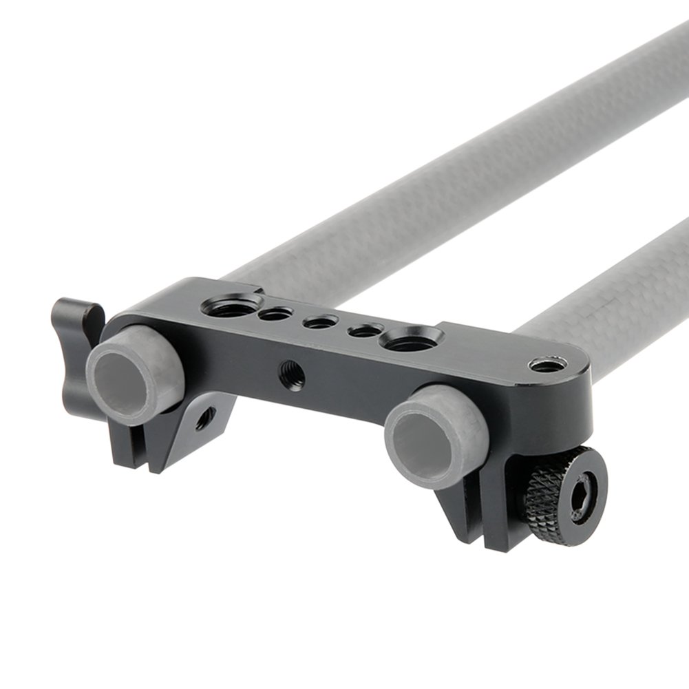 NICEYRIG 15mm Rod Clamp Rail Block for Camera Rig 15mm Rod Support System Lens Support