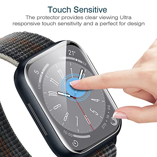 LK 6 Pack for Apple Watch 41mm / 40mm Screen Protector (Series 8 & 7
