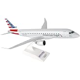 Skymarks Daron American Envoy E175 1/100 (SKR902) | Daron Officially Licensed, 1:100 Scale Replica, Snap-Fit, Display Stand, injection-molded