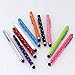10PCS Metal Bling Crystal Stylus Pens Compatible with All Capacitive Touchscreen Devices (Including iPad, iPhone, iPod, Android Tablets, Samsung Galaxy Tablet and More)