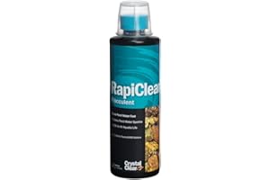 CrystalClear RapiClear Liquid Flocculent - Pond Water Clarifier - 16 oz Treats Up to 8,000 Gallons