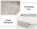 Plastic File Folder Sliding Bar Report Covers (with Clear U-Type Sliding Bar), Transparent Resume Presentation File Folders Organizer Binder for A4 Size Paper, 5 Color 20 Pieces