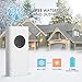 Door Chime Waterproof Wireless Doorbell Chime 600 Feet Long Range, 5 Volume Levels, 58 Melodies Chimes, LED Flash Indicator for Home, Office, Shops, Classroom, Hospital