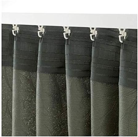 Amazon Com Ikea Fritse Curtains 1 Pair Green 704 140 54 Size