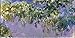 Wieco Art - Wisteria Giclee Canvas Prints Wall Art of Claude Monet Famous Oil Paintings Reproduction Artwork Modern Impressionist Flower Pictures for Home Decorations for Living Room Bedroom Kitchen L