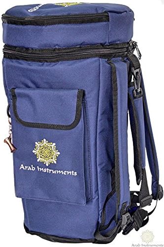 First Class Darbuka / Doumbek Case Bag - Dark Blue + Darbuka Keychain Holder