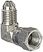 Eaton Weatherhead C5506X4 Carbon Steel SAE 37-Degree (JIC) Flare-Twin Fitting, Swivel, 90-Degree Elbow, 1/4