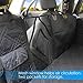 URPOWER 100% Waterproof Dog Car Seat Covers Car Cover for Dogs Pet Seat Cover with Side Flaps Hammock Convertible Scratch Proof Nonslip Washable Padded Dog Seat Cover for Cars Trucks and SUVs