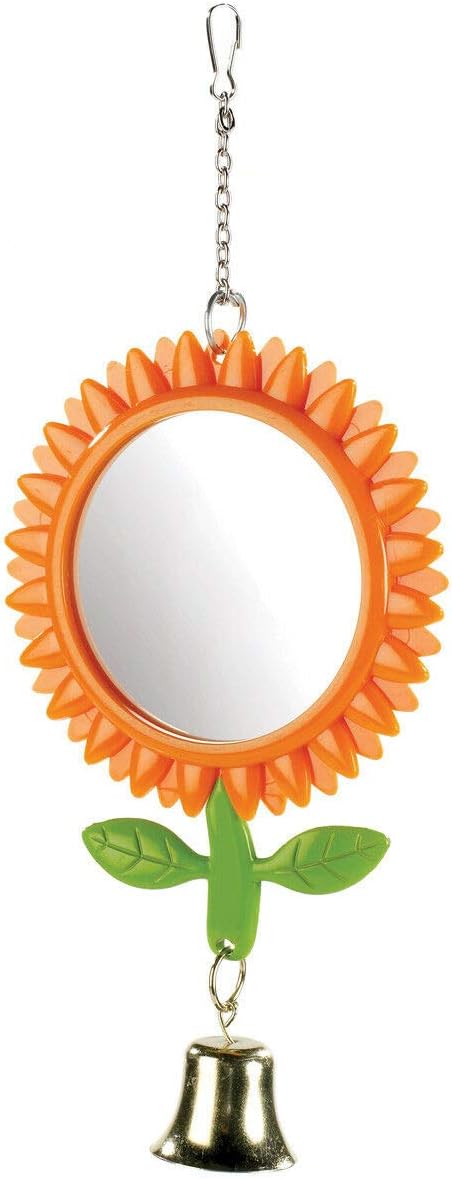 CLASSIC Sunflower Mirror with Bell 13cm, Clear - Image 4