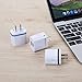 Wall Charger, 3 Pack Magic-T Portable Dual USB Plug Adapter 2 Port 10W/2A Home Travel Power Charger for iPhone 7/6 6s Plus SE, iPad, Samsung Galaxy S6 S7 Edge Android(Black Blue Silver)