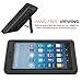 MoKo Case for Fire HD 8 Tablet (7th/8th Generation, 2017/2018 Release) - [Heavy Duty] Shockproof Full Body Rugged Cover with Built-in Screen Protector for Fire HD 8, Black