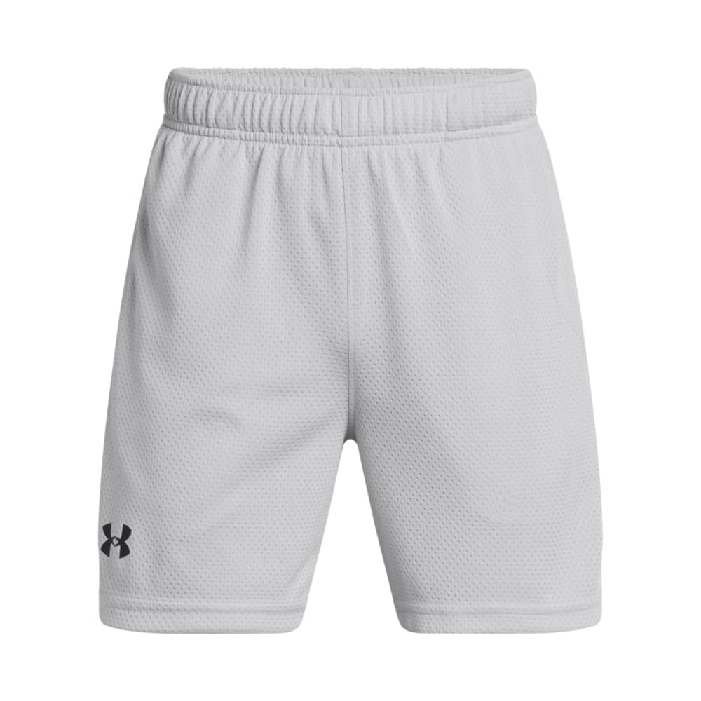 Photo 1 of Under Armour Boys Tech Mesh Shorts, (011) Mod Gray / / Black, Medium