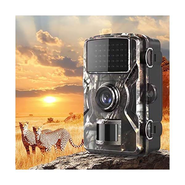 GYAM 12MP 1080P Wildkamera Nachtsicht 38 STK 940 nm IR-LEDs IP66 wasserdichte Spielkamera Bewegung aktiviert für die… – Bild 8