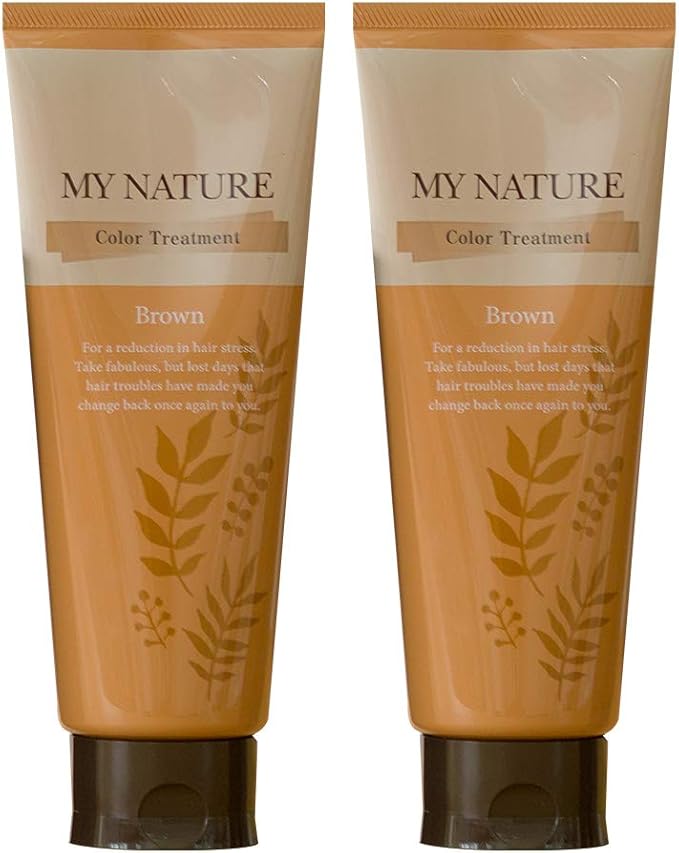Amazon 感謝プライス 公式 マイナチュレ オールインワン カラートリートメント ブラウン トリートメント 2本 セット 女性用 ブラウン 簡単 白髪染め 女性用 部分 人気ランキング ギフト ラッピング 母の日 母の日ギフト 誕生日 自分へご褒美 マイ