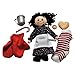 THE QUEEN'S TREASURES 18 in Doll Accessories, Little House On The Prairie 8 Pc Christmas Play Set Includes, Stocking, Doll, Penny, Cookie, Candy Cane, Tin Cup, Mittens, Compatible with American Girl