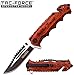 GIFTS INFINITY Free Engraving - Tac Force Titanium Coated Stainless Steel Pocket Glass Breaker Knife